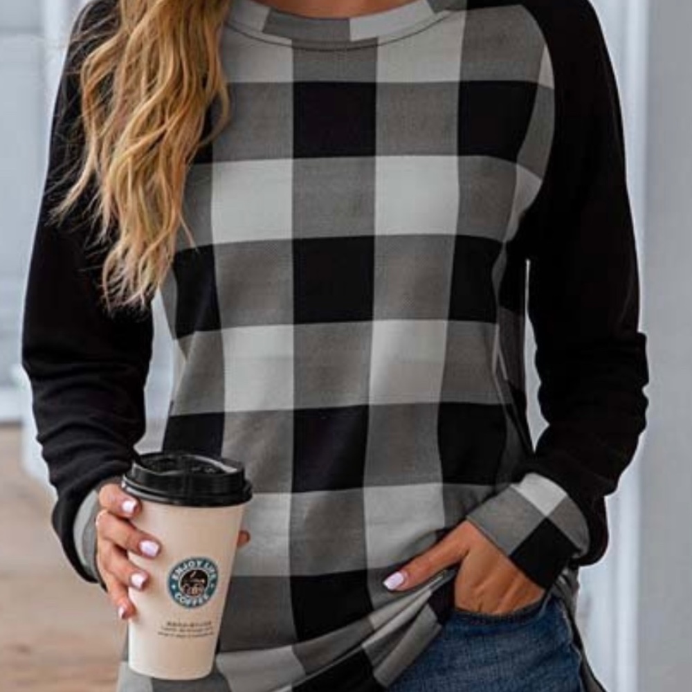 Buffalo plaid long sleeve